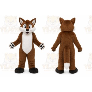 Brown Fox Mascot Costume for Events and Promotions