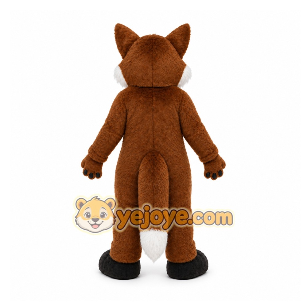 Brown Fox Mascot Costume for Events and Promotions