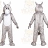 Gray Donkey Mascot Costume for Events and Promotions