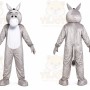 Gray Donkey Mascot Costume for Events and Promotions