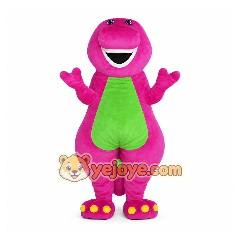 Purple Dinosaur Mascot Costume for Children's Events Purple Dinosaur Mascot Costume for Children's Events