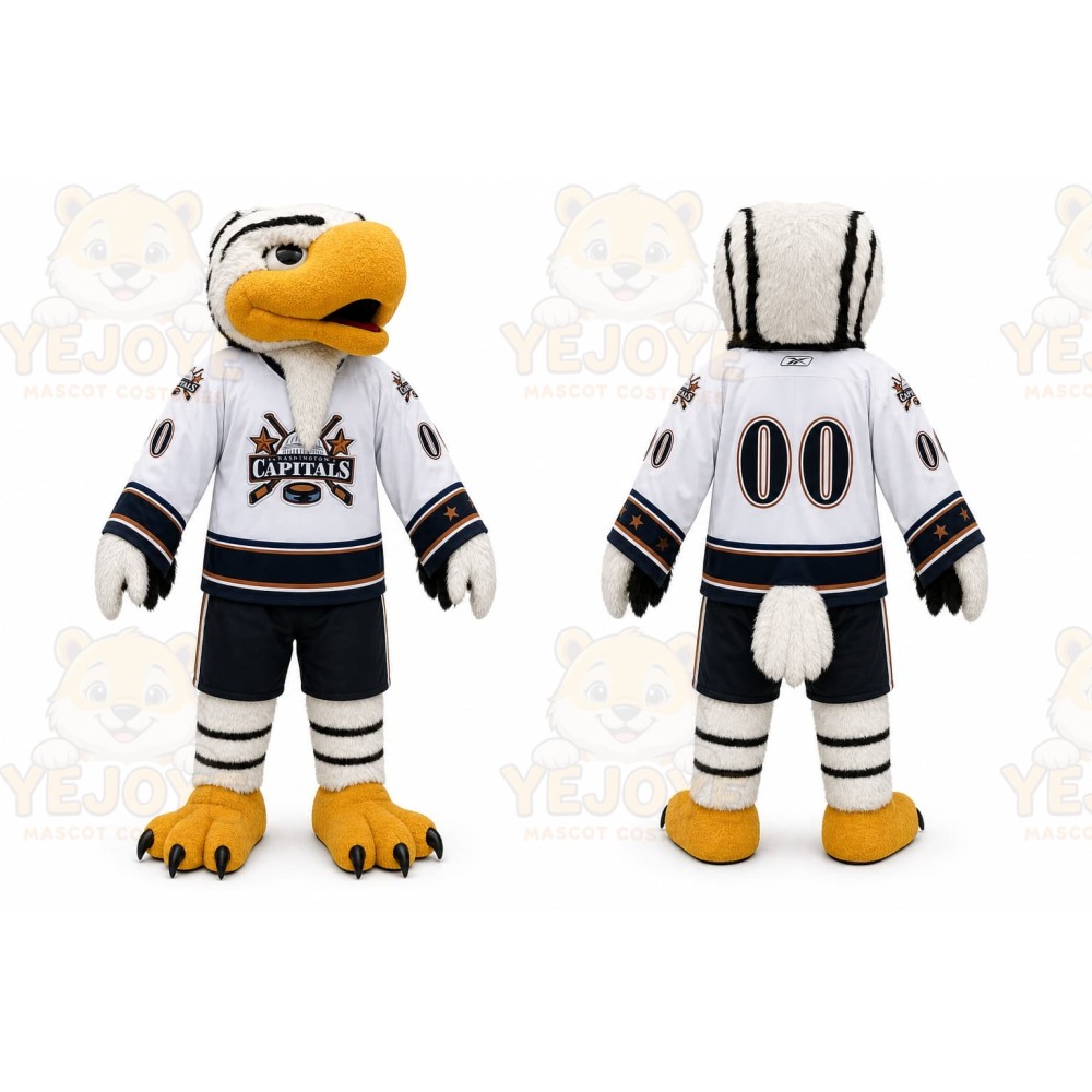 White Eagle Mascot Costume for Sports Events