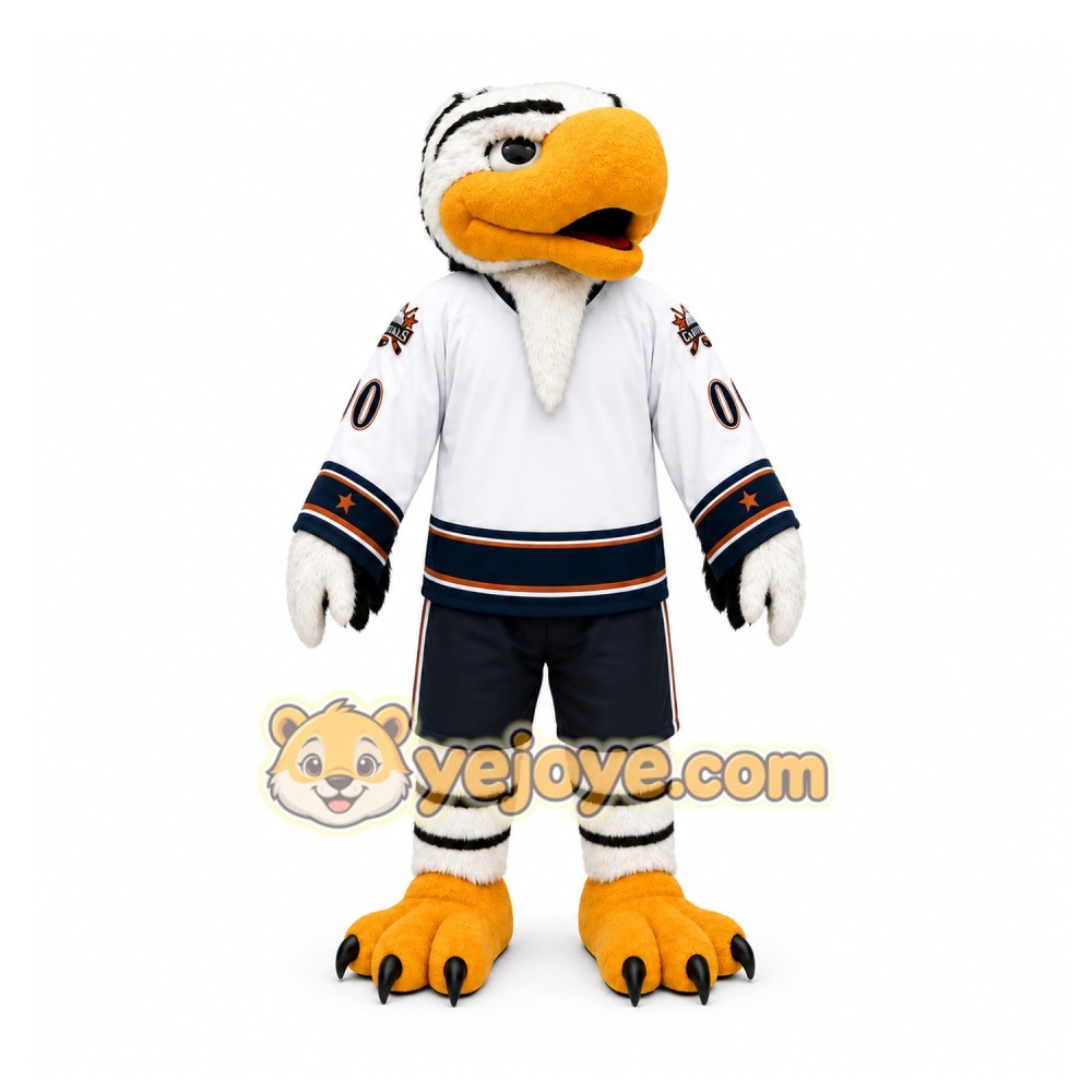 White Eagle Mascot Costume for Sports Events White Eagle Mascot Costume for Sports Events
