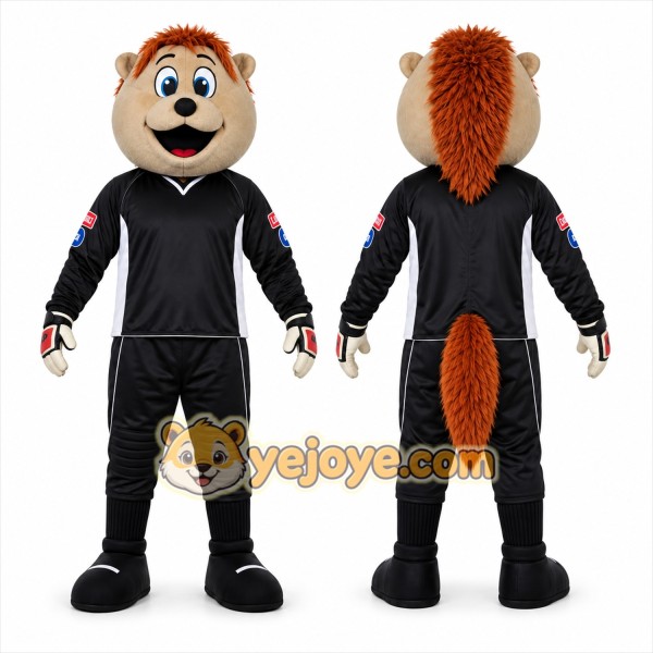 Black Chipmunk Mascot Costume for Events and Promotions