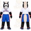 Black Horse Mascot Costume for Sports Events