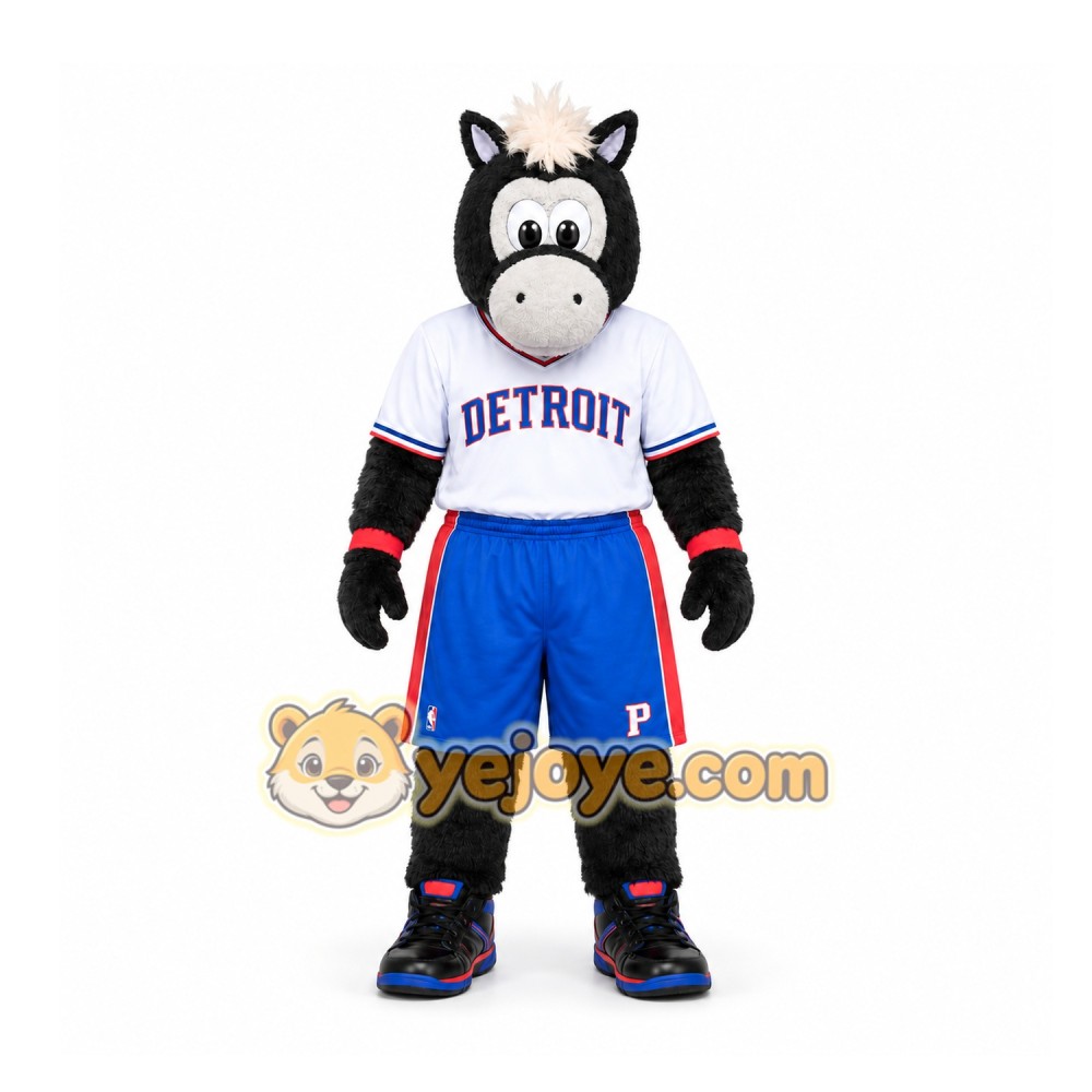 Black Horse Mascot Costume for Sports Events Black Horse Mascot Costume for Sports Events