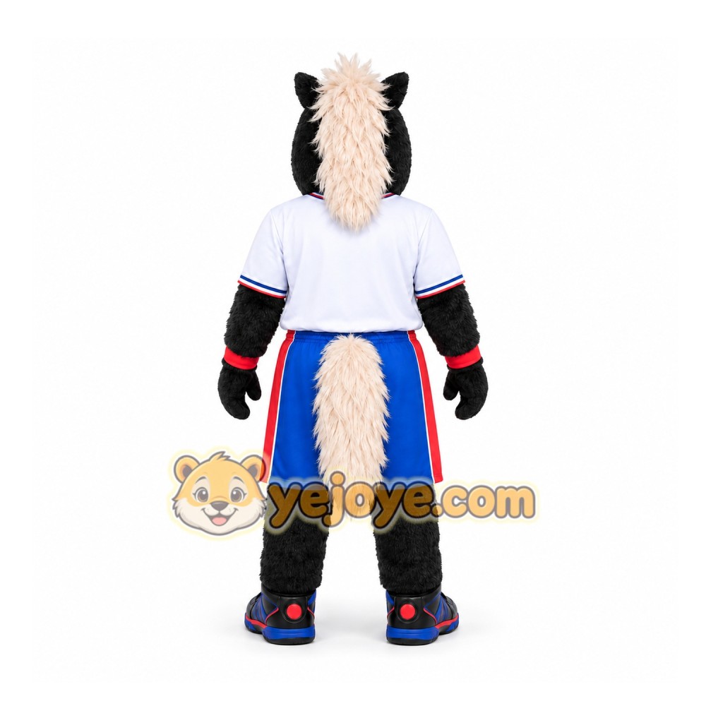 Black Horse Mascot Costume for Sports Events Black Horse Mascot Costume for Sports Events