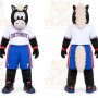 Black Horse Mascot Costume for Sports Events