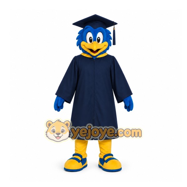 Blue Bird Mascot Costume for School Events