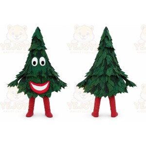 Green Tree Mascot Costume for Holiday Events