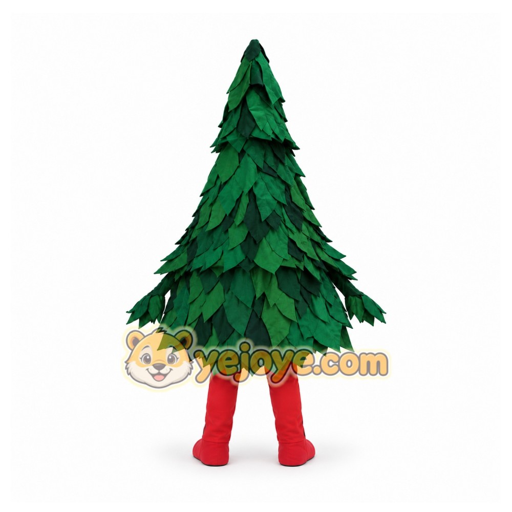 Green Tree Mascot Costume for Holiday Events