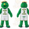 Green Monster Mascot Costume for Sports Events
