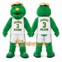 Green Monster Mascot Costume for Sports Events
