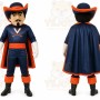 Blue Musketeer Mascot Costume for School Events