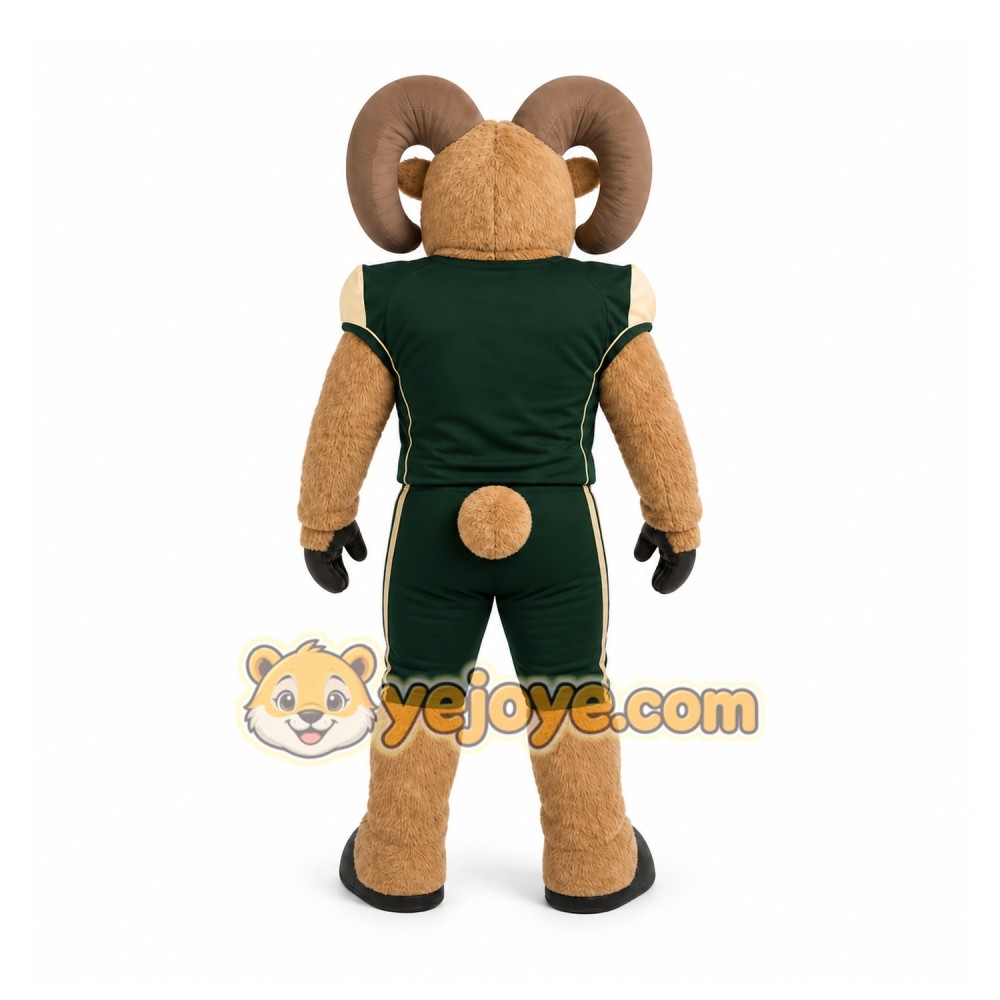 Brown Ram Mascot Costume for Sports Events Brown Ram Mascot Costume for Sports Events
