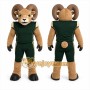 Brown Ram Mascot Costume for Sports Events