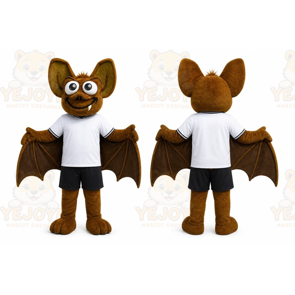 Brown Bat Mascot Costume for Events and Promotions