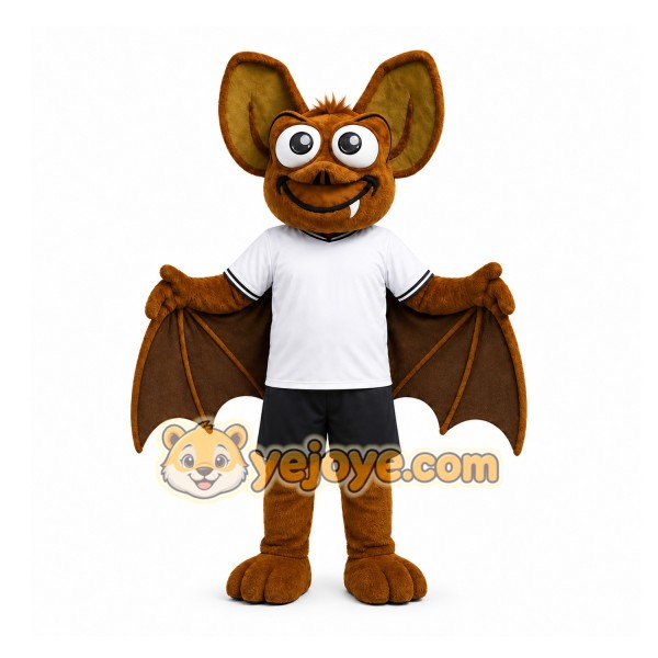 Brown Bat Mascot Costume for Events and Promotions