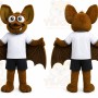 Brown Bat Mascot Costume for Events and Promotions