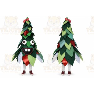 Green Tree Mascot Costume for Holiday Events