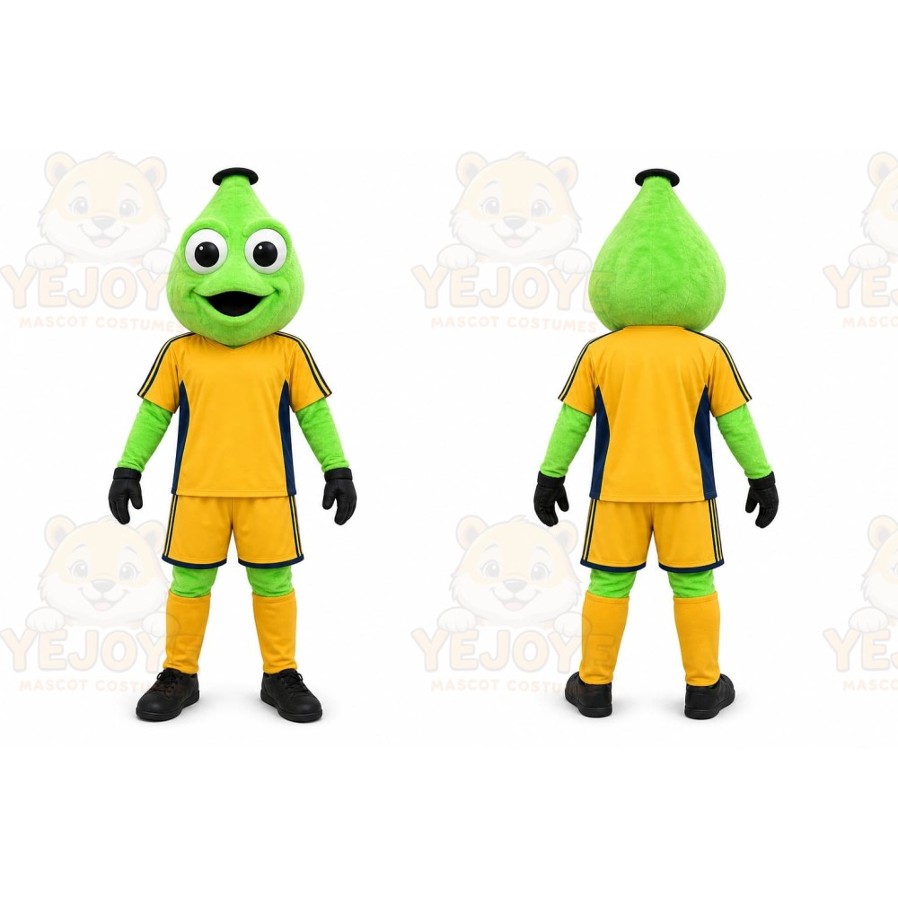 Green Alien Mascot Costume for Sports Events