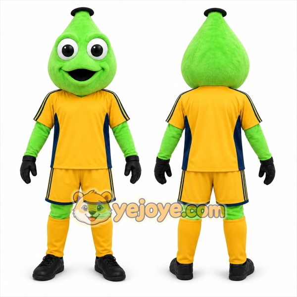 Green Alien Mascot Costume for Sports Events