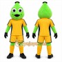 Green Alien Mascot Costume for Sports Events