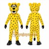 Yellow Cheetah Mascot Costume for Sports Events Yellow Cheetah Mascot Costume for Sports Events