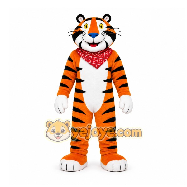 Orange Tiger Mascot Costume for Sports Events Orange Tiger Mascot Costume for Sports Events