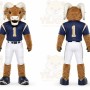 Brown Ram Mascot Costume for Sports Events