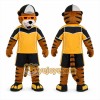 Brown Tiger Mascot Costume for Sports Events Brown Tiger Mascot Costume for Sports Events