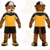 Brown Tiger Mascot Costume for Sports Events