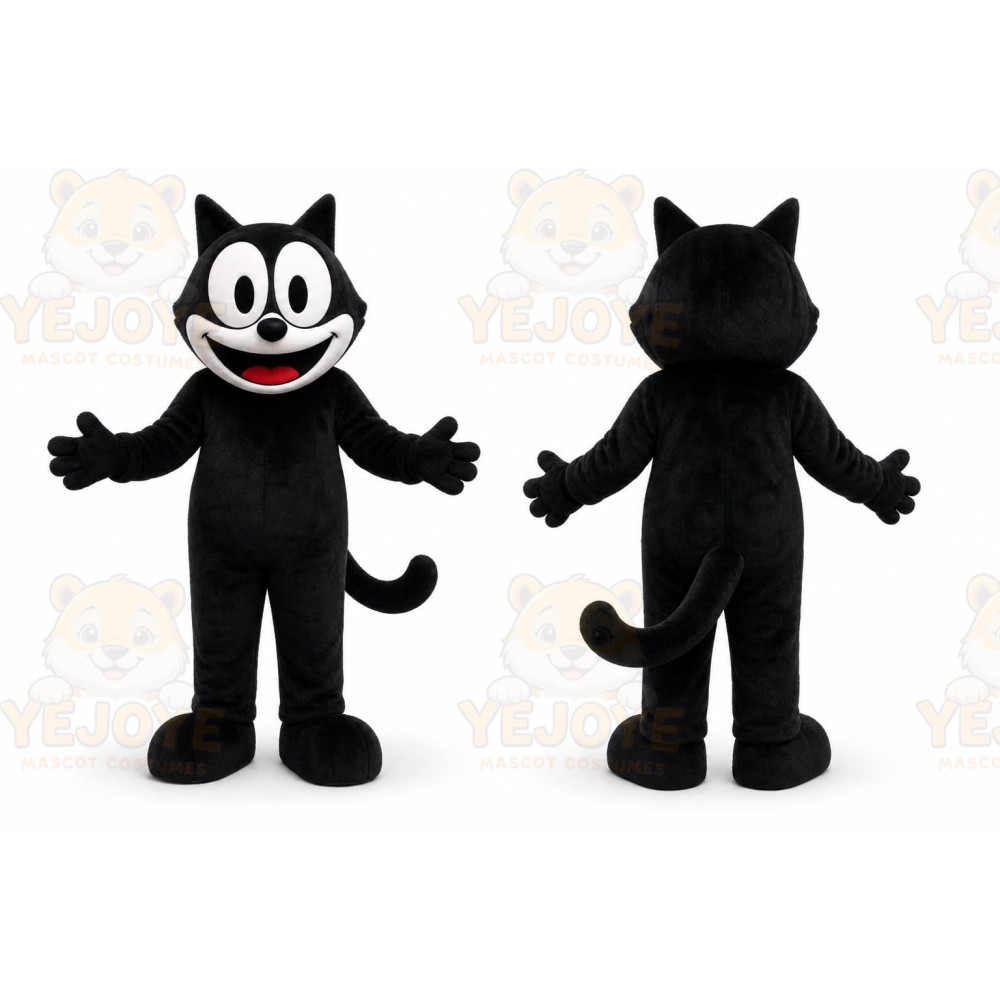 Black Cat Mascot Costume for Events and Promotions