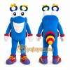 Blue Cartoon Bug Mascot Costume for Children's Events Blue Cartoon Bug Mascot Costume for Children's Events