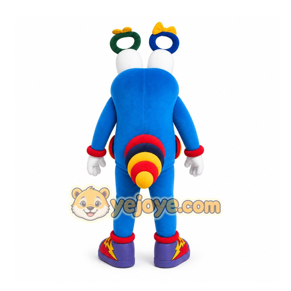 Blue Cartoon Bug Mascot Costume for Children's Events Blue Cartoon Bug Mascot Costume for Children's Events