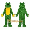 Green Frog Mascot Costume for Events and Promotions