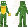 Green Frog Mascot Costume for Events and Promotions
