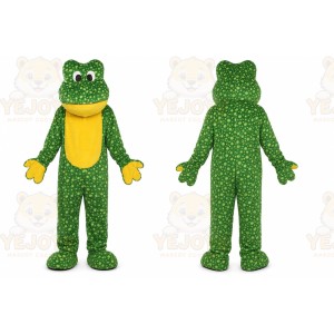 Green Frog Mascot Costume for Events and Promotions