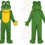 Green Frog Mascot Costume for Events and Promotions