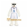 White Polar Bear Mascot Costume for Sports Events White Polar Bear Mascot Costume for Sports Events