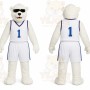White Polar Bear Mascot Costume for Sports Events