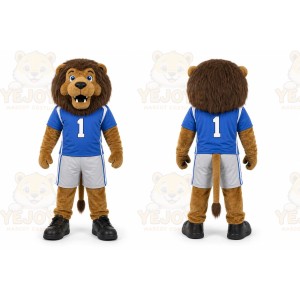 Brown Lion Mascot Costume for Sports Events
