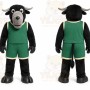 Black Bull Mascot Costume for Sports Events
