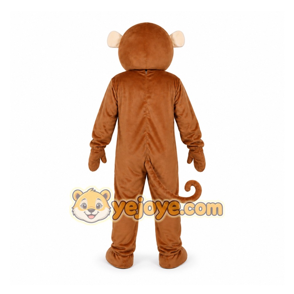 Brown Monkey Mascot Costume for Children's Events Brown Monkey Mascot Costume for Children's Events