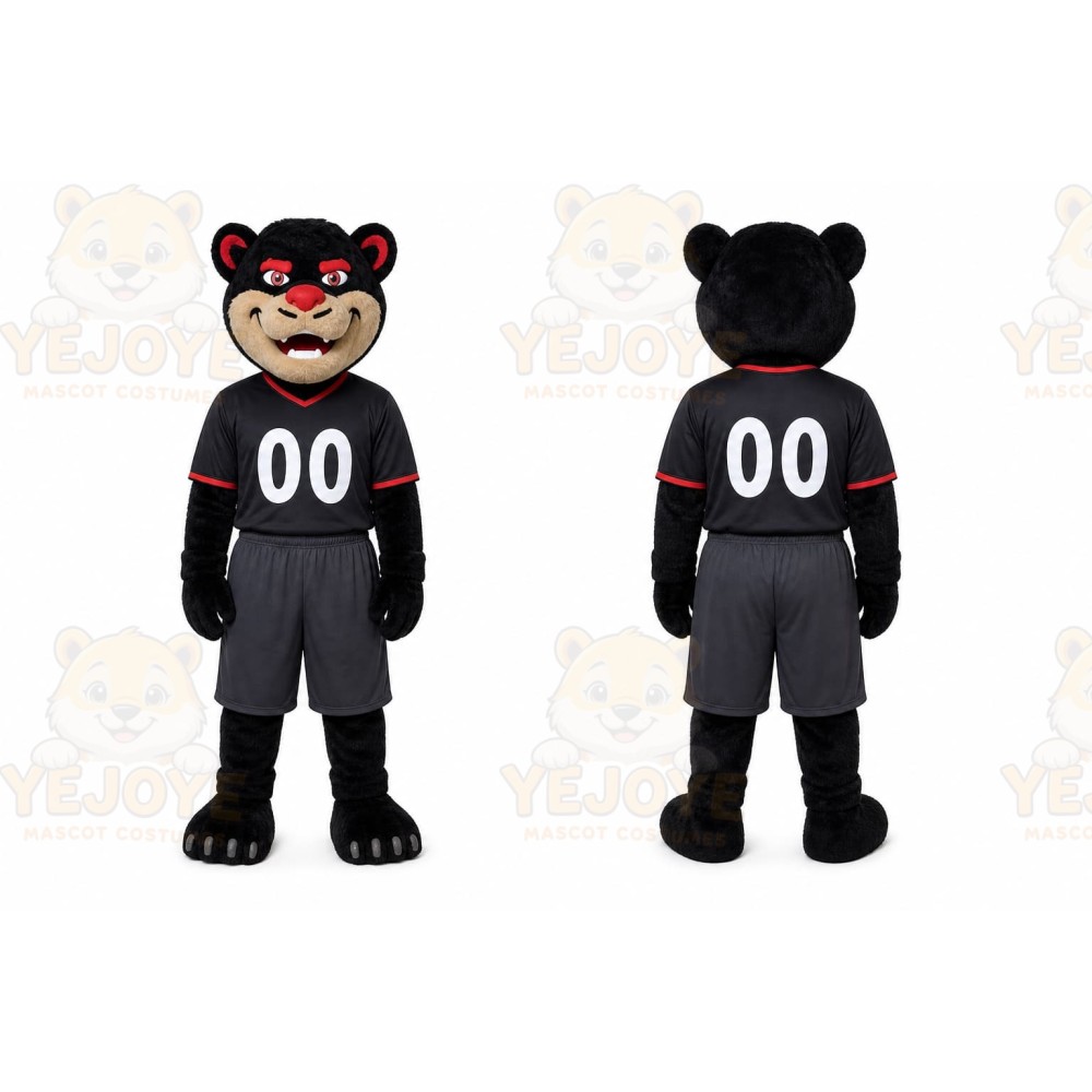 Black Bear Mascot Costume for Sports Events