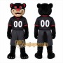 Black Bear Mascot Costume for Sports Events