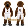Brown Bison Mascot Costume for Sports Events Brown Bison Mascot Costume for Sports Events