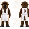 Brown Bison Mascot Costume for Sports Events
