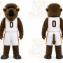 Brown Bison Mascot Costume for Sports Events