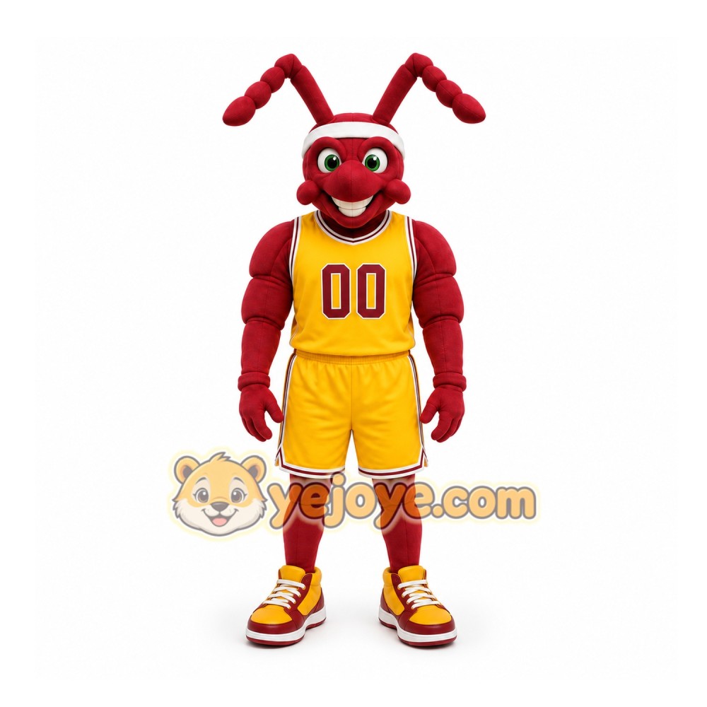 Red Ant Mascot Costume for Sports Events Red Ant Mascot Costume for Sports Events